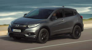 Sleek And Stylish Honda Hr-v In A Scenic View Wallpaper