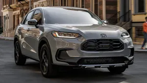 Sleek And Stylish Honda Hr-v On The Road Wallpaper