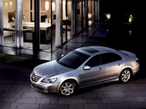 Sleek And Stylish Honda Legend On The Road Wallpaper