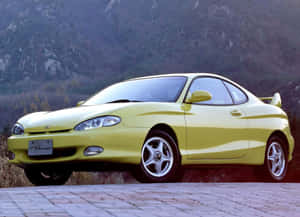 Sleek And Stylish Hyundai Tiburon In Action Wallpaper