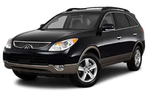 Sleek And Stylish Hyundai Veracruz On The Road Wallpaper