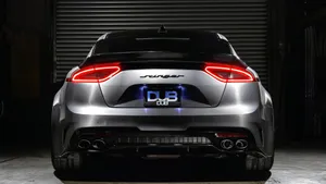 Sleek And Stylish Kia Stinger On The Road Wallpaper