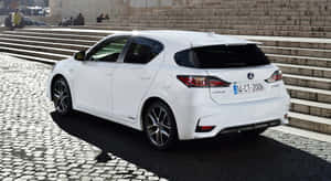 Sleek And Stylish Lexus Ct 200h On The Road Wallpaper