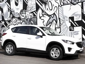 Sleek And Stylish Mazda Cx-5 In Motion Wallpaper