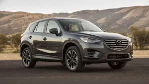 Sleek And Stylish Mazda Cx-5 On The Road Wallpaper