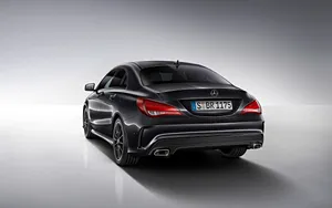 Sleek And Stylish Mercedes-benz Cla-class On The Road Wallpaper