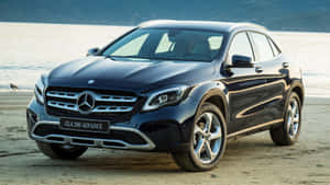 Sleek And Stylish Mercedes-benz Gla-class On A Scenic Drive Wallpaper