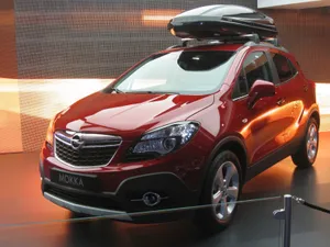 Sleek And Stylish Opel Mokka In Motion Wallpaper