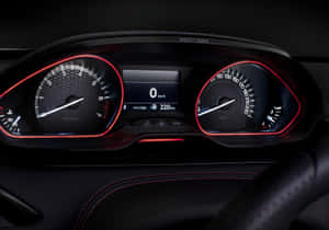 Sleek And Stylish Peugeot 208 In Action Wallpaper