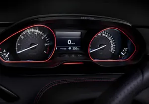 Sleek And Stylish Peugeot 208 In Action Wallpaper