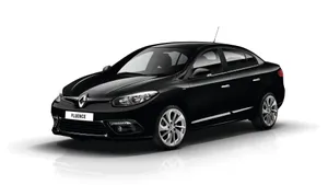 Sleek And Stylish Renault Fluence In Action Wallpaper