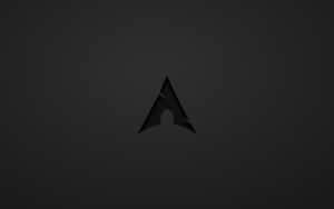 Sleek Arch Linux Desktop With Logo Wallpaper