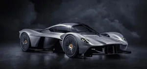 Sleek Aston Martin Valkyrie In Motion Wallpaper