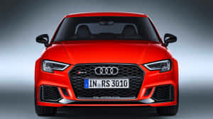 Sleek Audi Rs3 In Motion Wallpaper