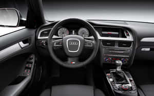 Sleek Audi S4 In Action Wallpaper