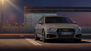 Sleek Audi S4 In Motion Wallpaper