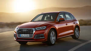 Sleek Audi Sq5 In Motion Wallpaper