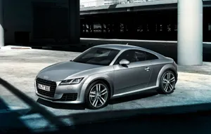 Sleek Audi Tt Sports Coupe In Action Wallpaper