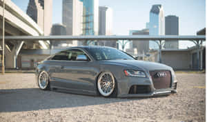 Sleek Black Audi S6 - 2012 Model Wallpaper