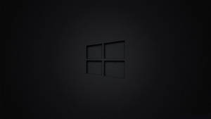 Sleek Black Windows 10 Hd Logo Wallpaper