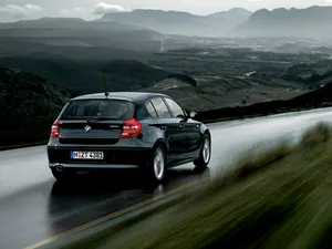 Sleek Bmw 1 Series In Action Wallpaper
