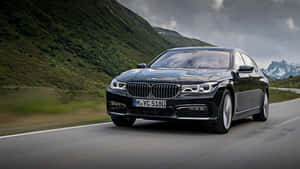 Sleek Bmw 7 Series In Motion Wallpaper