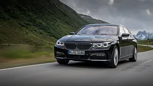 Sleek Bmw 7 Series In Motion Wallpaper