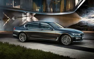 Sleek Bmw 7 Series Luxury Sedan Wallpaper