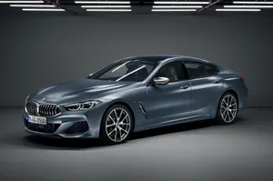 Sleek Bmw 8 Series In Action Wallpaper