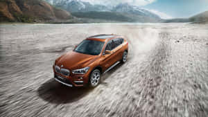 Sleek Bmw X1 In Action Wallpaper