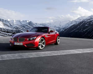 Sleek Bmw Z4 Roadster In Action Wallpaper