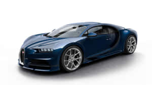 Sleek Bugatti Chiron In Action Wallpaper