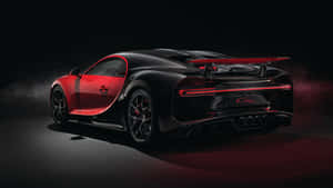 Sleek Bugatti Chiron On The Road Wallpaper