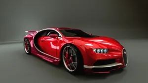 Sleek Bugatti Chiron Showcased In High Definition Wallpaper