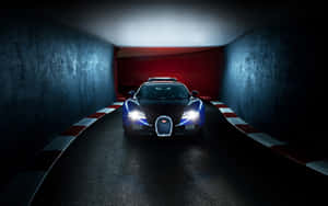 Sleek Bugatti Veyron In High Definition Wallpaper