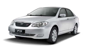 Sleek Byd F3 Gliding On The Open Road Wallpaper