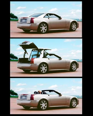 Sleek Cadillac Xlr In Motion Wallpaper