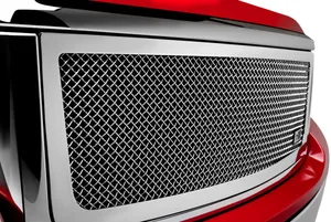 Sleek Car Grill Close-up Wallpaper