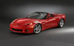 Sleek Chevrolet Corvette Grand Sport In Action Wallpaper