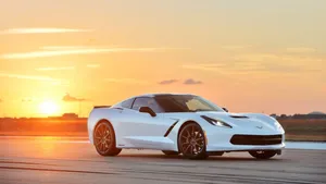Sleek Chevrolet Corvette Stingray In High-definition Wallpaper
