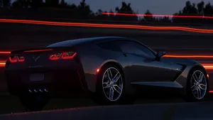Sleek Chevrolet Corvette Stingray Unleashes Its Power Wallpaper