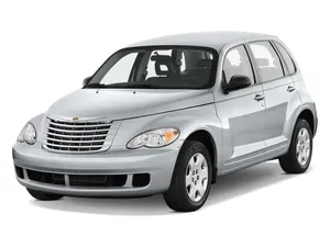 Sleek Chrysler Pt Cruiser Parked On The Road Wallpaper