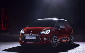 Sleek Citroen Ds3 In A Cityscape Wallpaper