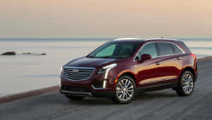 Sleek Design Meets Performance - Cadillac Xt5 Suv Wallpaper