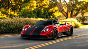 Sleek Design Of The Luxury Pagani Huayra Wallpaper