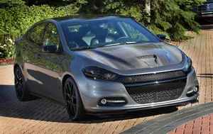 Sleek Dodge Dart In Action Wallpaper