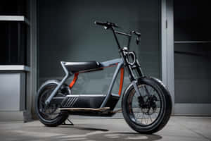 Sleek Electric Bike On City Street Wallpaper