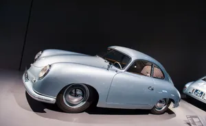 Sleek Elegance In A Vintage Porsche 356 Wallpaper
