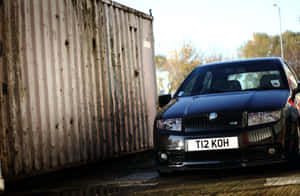 Sleek Elegance With Skoda Fabia Wallpaper