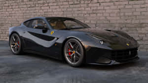 Sleek Ferrari F12 Berlinetta In Motion Wallpaper